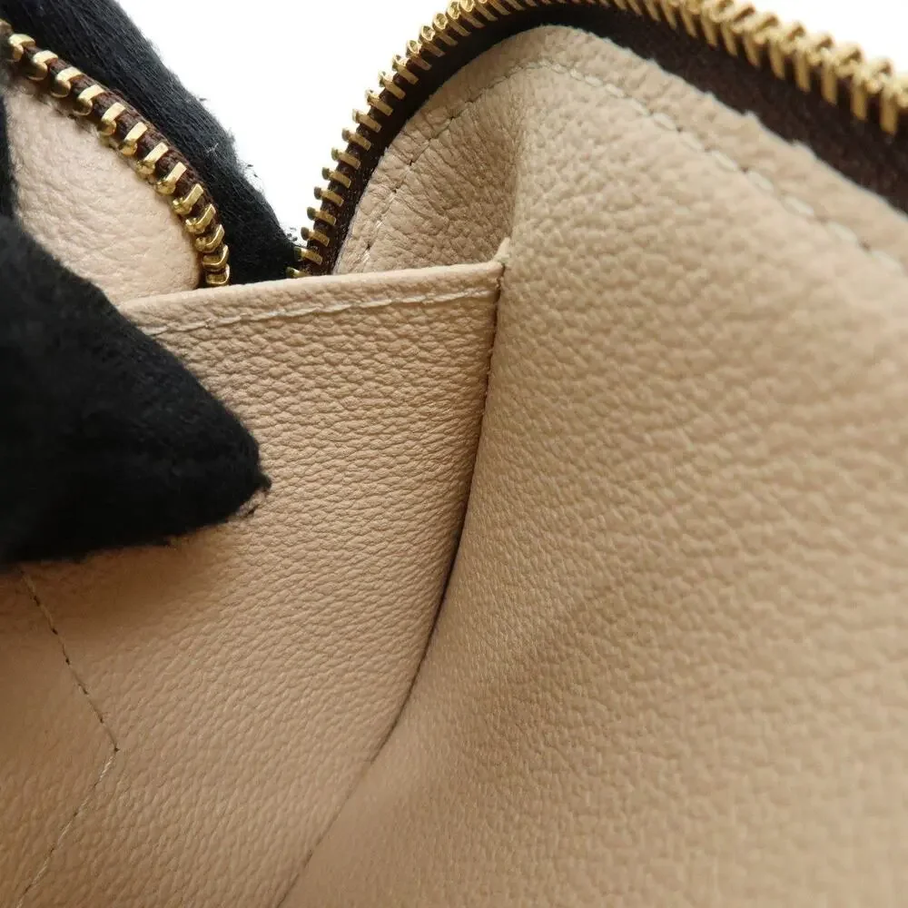 Louis Vuitton Monogram Pochette Cosmetic PM Pouch Brown